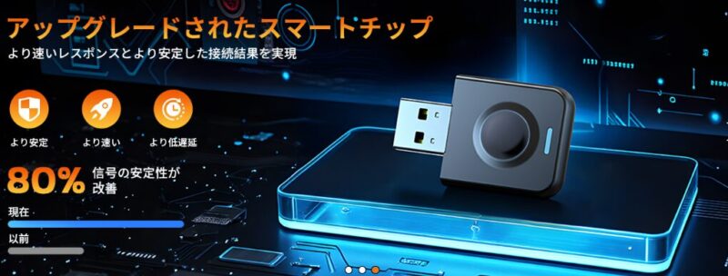 【Volam】2in1CarPlay・AndroidAutoワイヤレスアダプター