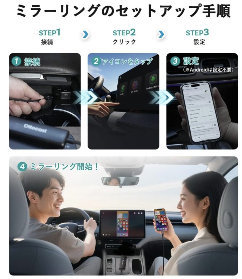 OTTOCAST Mirror Touch